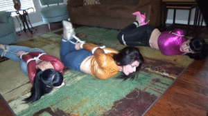 www.milfgigi.com - BRUNETTE HOGTIE TRIFECTA thumbnail
